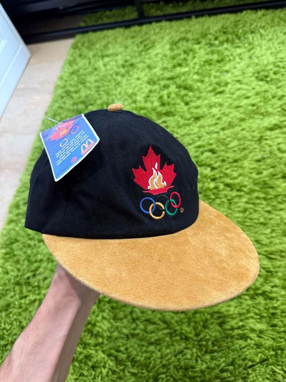 Vintage 1996 Canadian Olympic Team Hat Cap McDonald's New With Tags